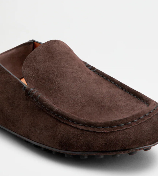 slipper aus wildleder