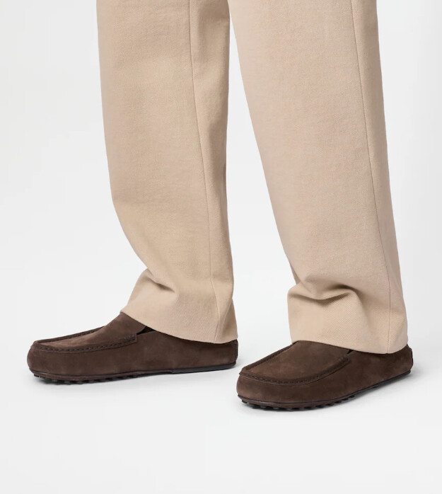 slipper aus wildleder