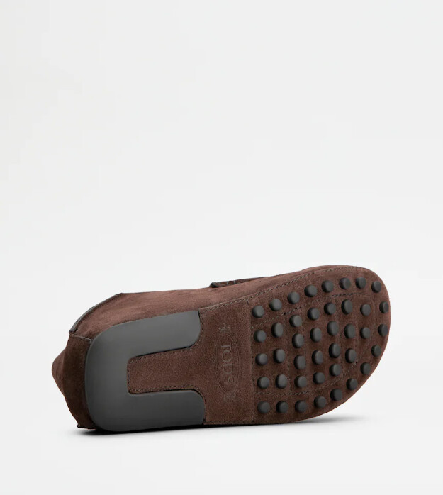 slipper aus wildleder
