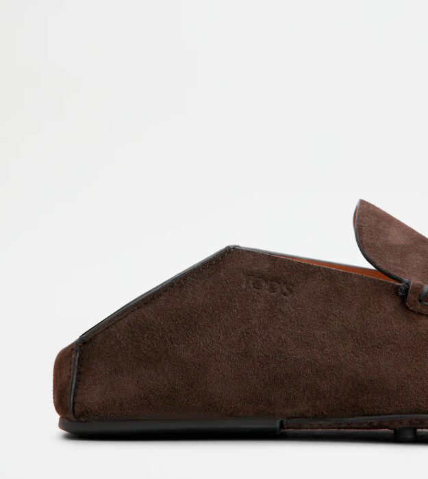 slipper aus wildleder
