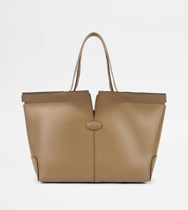 tods di bag folio aus leder mittel-klein