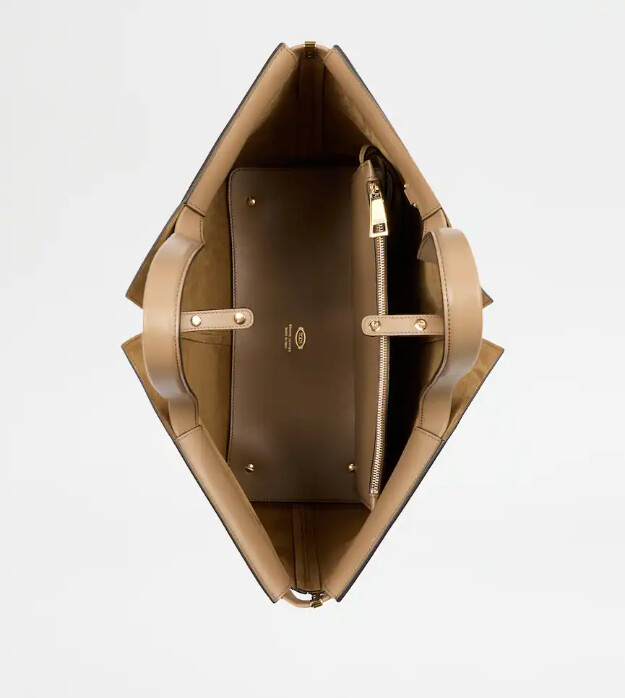 tods di bag folio aus leder mittel-klein