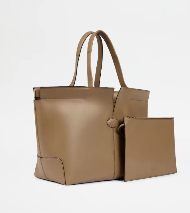 tods di bag folio aus leder mittel-klein