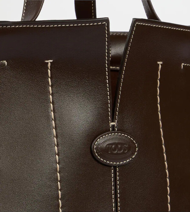 tods di bag folio aus leder mittel-klein