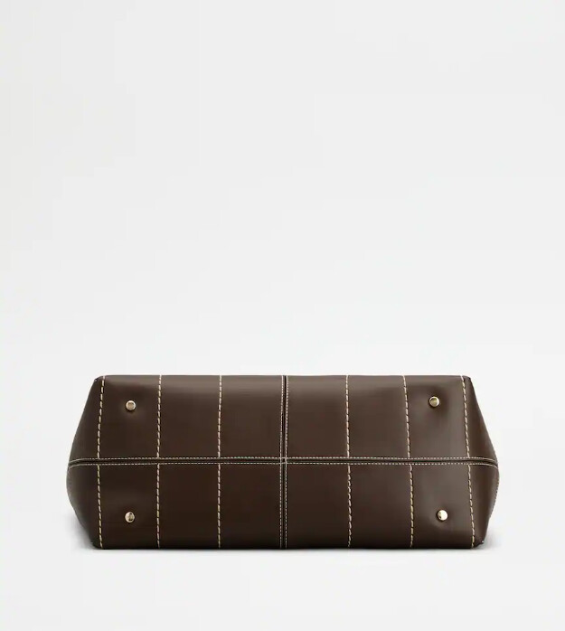 tods di bag folio aus leder mittel-klein