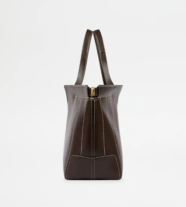 tods di bag folio aus leder mittel-klein
