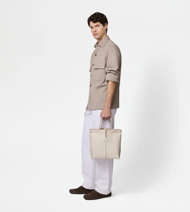 tods di bag folio aus leder klein