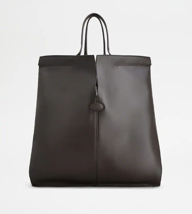 tods di bag folio aus leder groß
